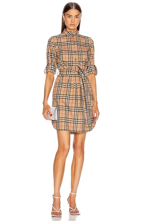 burberry shirt dress womens|burberry long sleeve evening dresses.